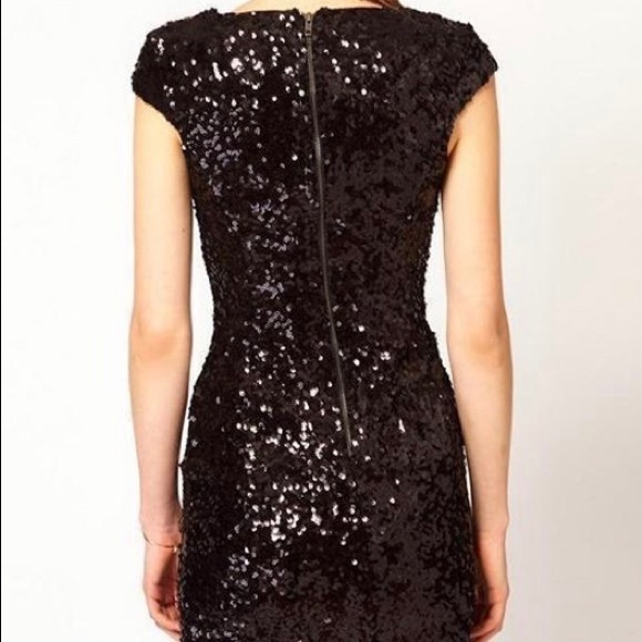 French Connection Sequin Moonray Dress :: 4 - Picture 6 of 6